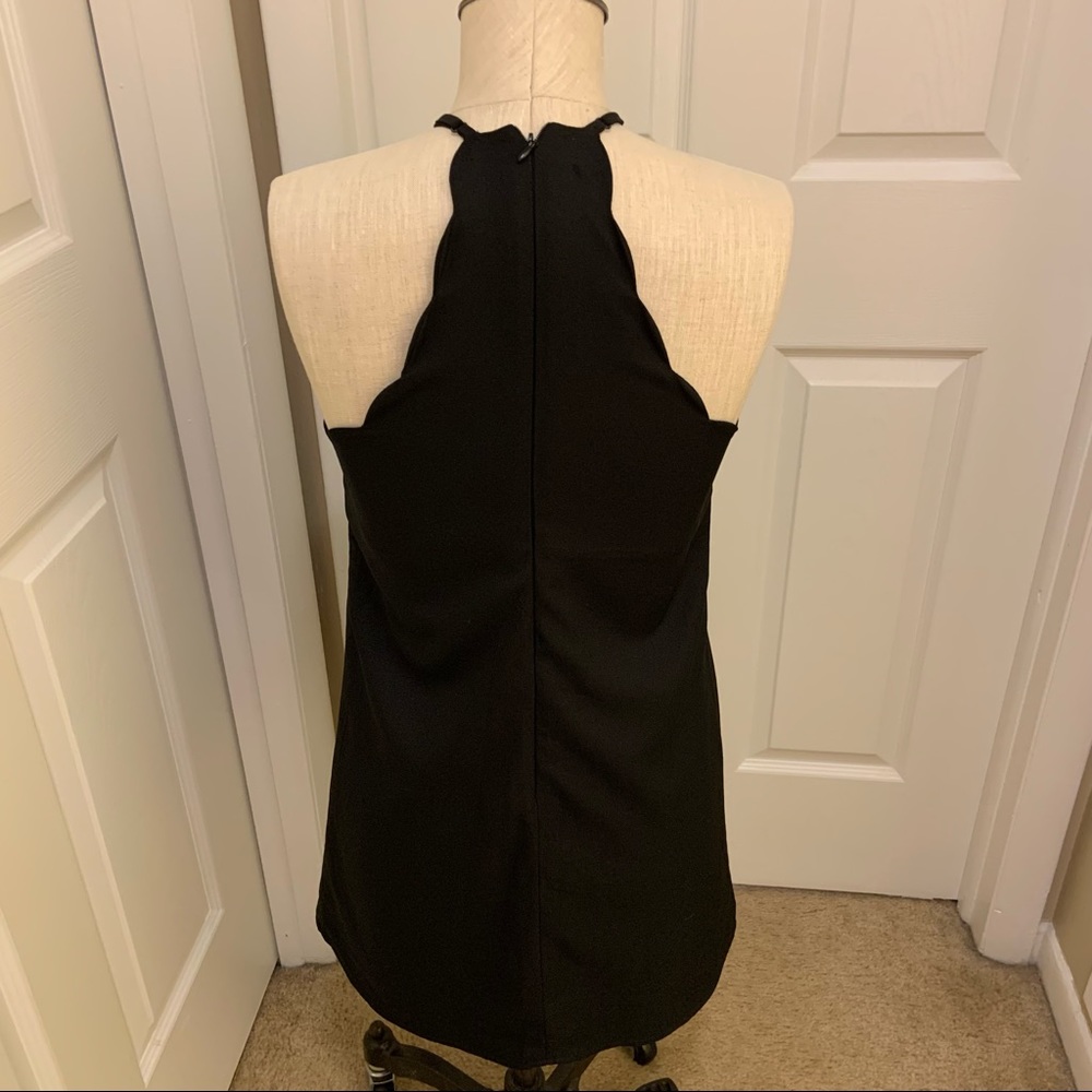 LULUS Endlessly Endearing Black Scalloped Dress - Picture 7 of 11